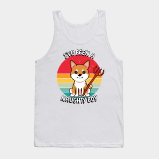 ive been a naughty boy - orange dog Tank Top